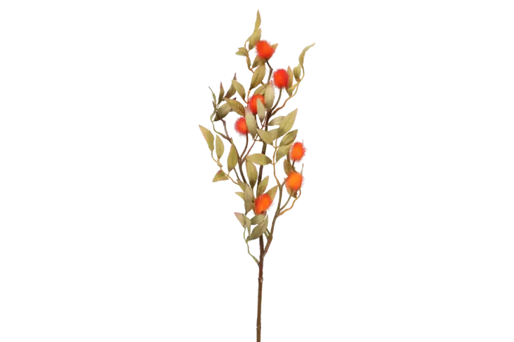 Syysoksa oranssit pallot 75cm - Sisustusesineet - 6410416366180 - 4