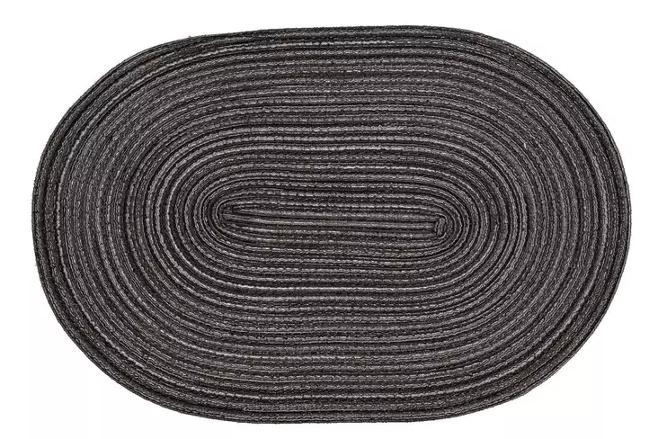 Tabletti heini oval harmaa 30x45cm - Pöytäliinat, tabletit ja esiliinat - 6410413278820 - 2