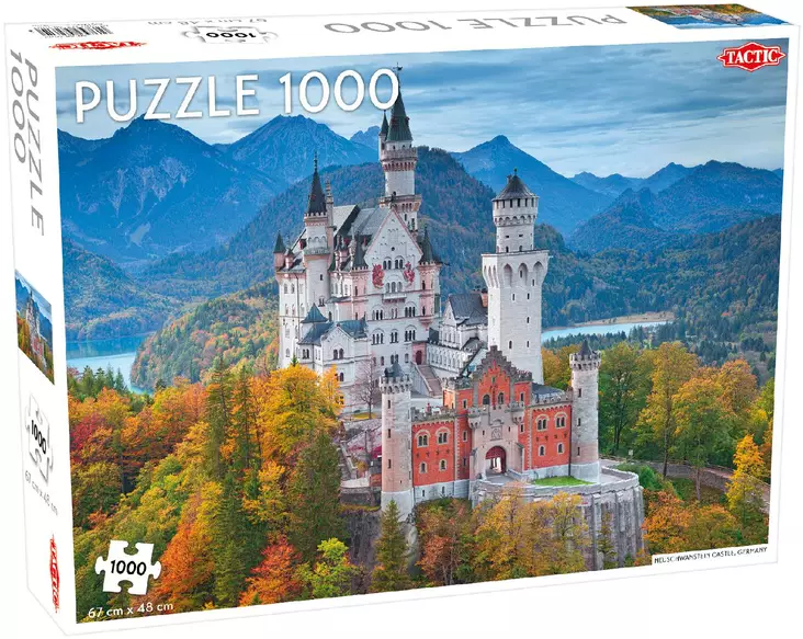 TacTic 1000 pcs puzzle: Neuschwanstein - Palapelit ja pulmapelit - 6416739582610 - 1