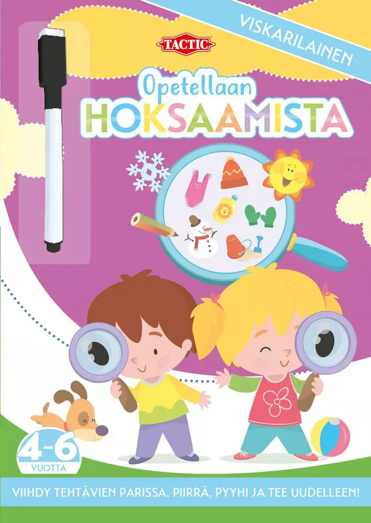 TacTic Opetellaan Hoksaamista puuhakirja - Lasten kirjat - 9789523083820 - 1