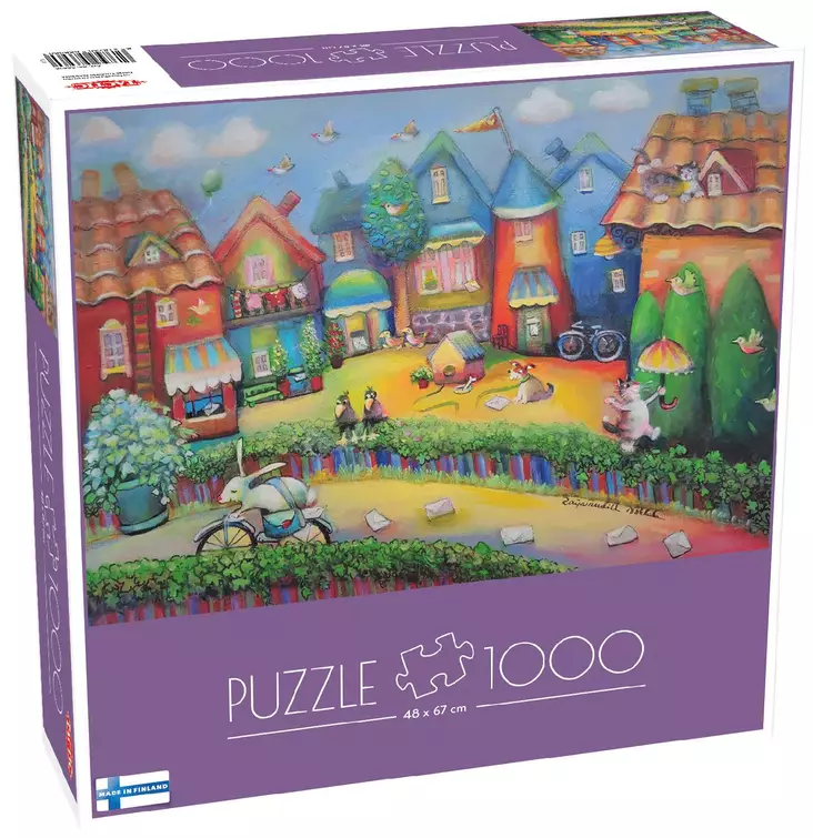 TacTic Palapeli Unusual Postman 1000pcs - Palapelit ja pulmapelit - 6416739586960 - 1