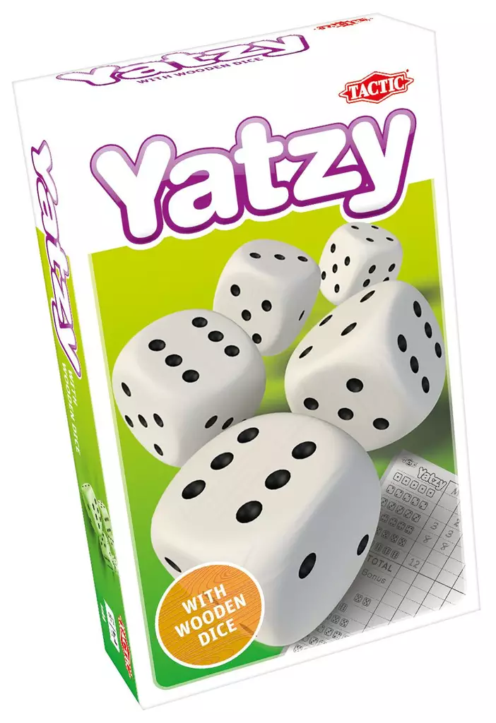 TacTic Yatzy puisilla nopilla noppapeli - Lautapelit ja seurapelit - 6416739584690 - 1
