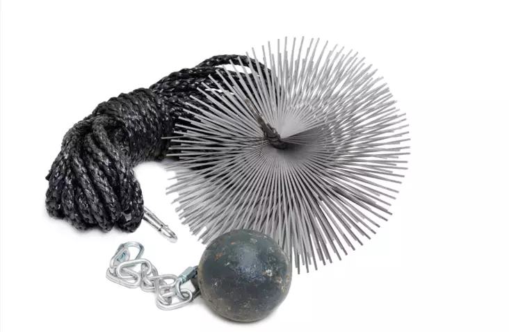 Taito nuohossetti harjalla 200mm - Takka ja nuohoustarvikeet - 6416096021470 - 1