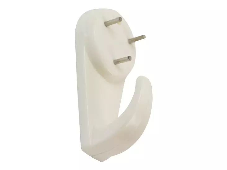 Pisla taulukoukku maxi 3kpl valkoinen - Koukut ja naulakot - 6414672011600 - 1