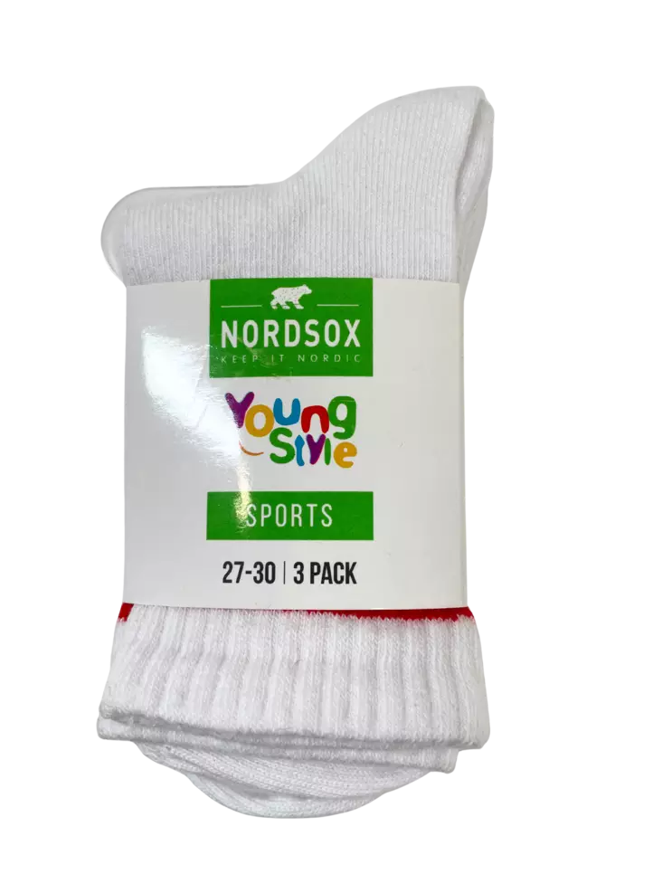 Tennisukat 3-pack 27-30 - Lasten sukat - 6438159719360 - 1