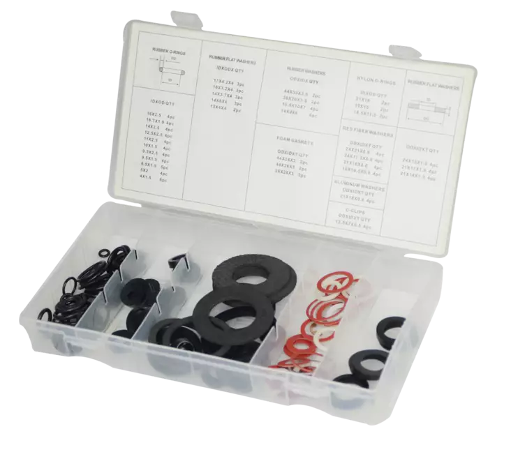 Tiivistelajitelma 125kpl - Tiivisteet ja tiivistelajitelmat - 6438168088150 - 2