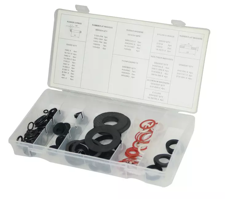 Tiivistelajitelma 125kpl - Tiivisteet ja tiivistelajitelmat - 6438168088150 - 1