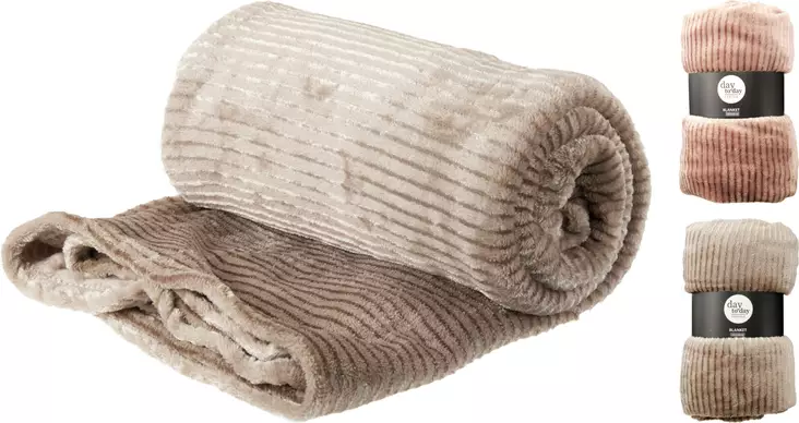 Torkkupeitto raidat 150x200cm - Viltit - 8721461063190 - 1
