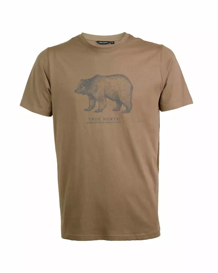 True Noeth T-paita karhuprintti - Miesten paidat ja puserot - 731259125623 - 1