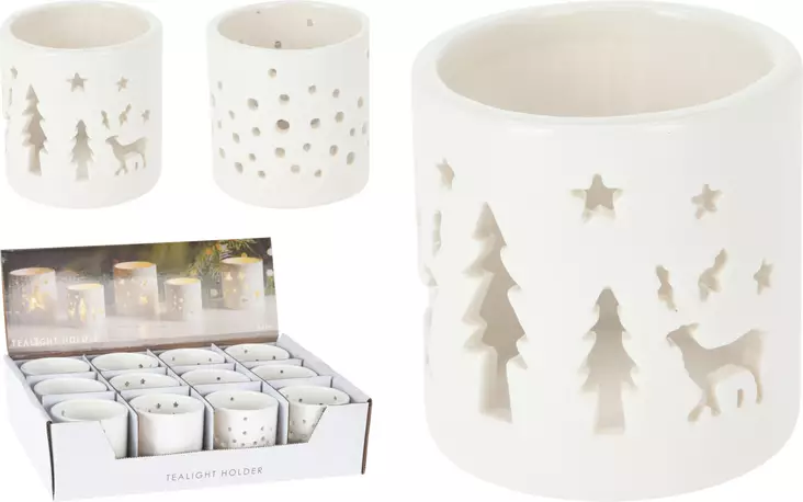 Tuikkukippo jouluteemalla - Maljakot ja kynttilänjalat - 8720573807630 - 1