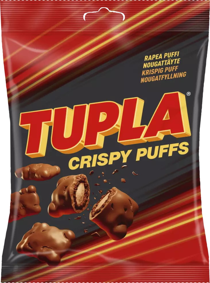 Tupla Crispy Puffs 140g - Suklaat - 6420256913420 - 1