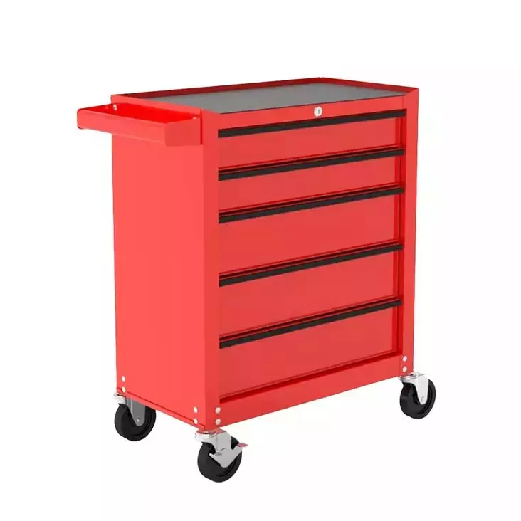 Työkaluvaunu 5 laatikkoa - Työpöydät, vaunut ja aputasot - 6438168119410 - 1