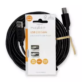 Nedis USB kaapeli 5m - Antennijohdot ja kaapelit, antennit - 5412810421510 - 1