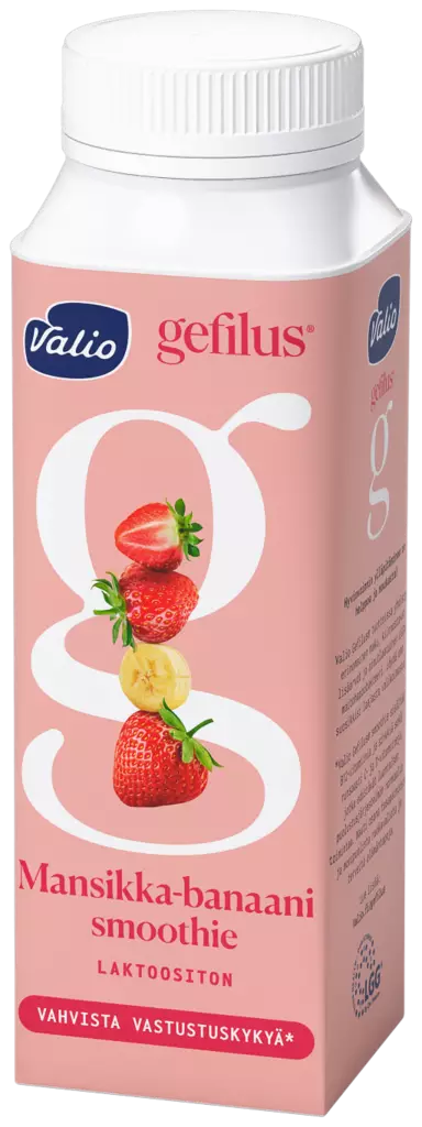 Valioi gefilus mansikka-banaani smoothie - Smoothiet - 6408430028290 - 1