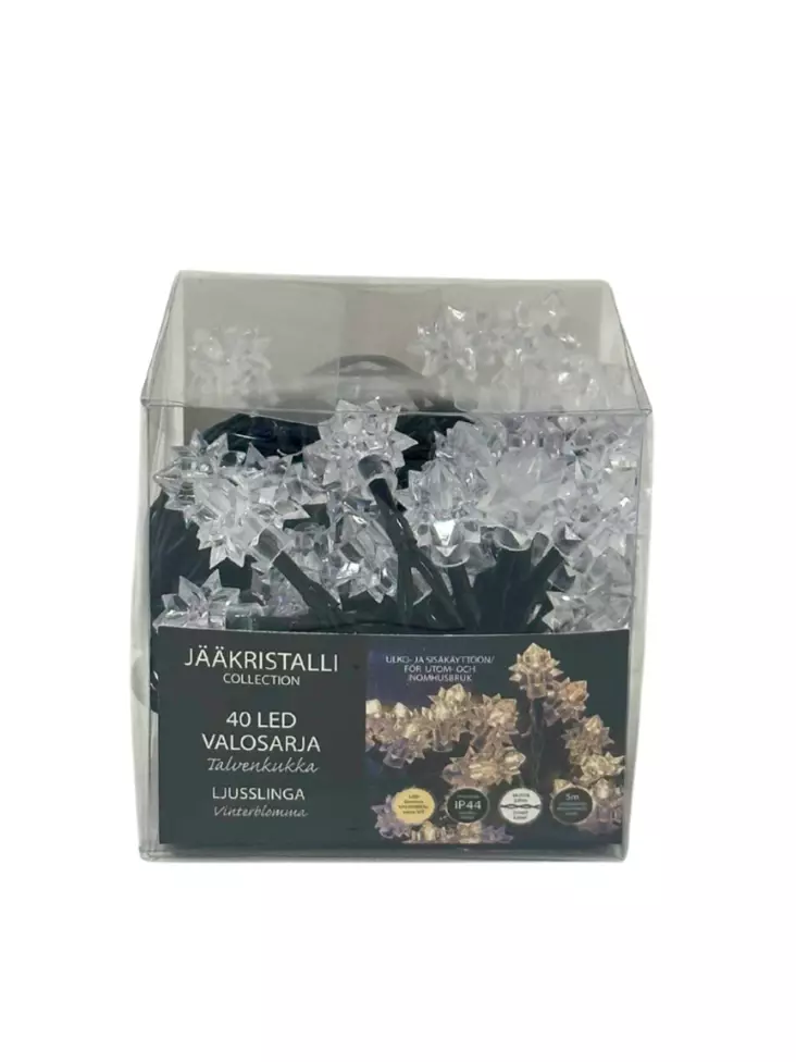 Valosarja talvenkukka 40 Led - Jouluvalot - 6438159388290 - 1