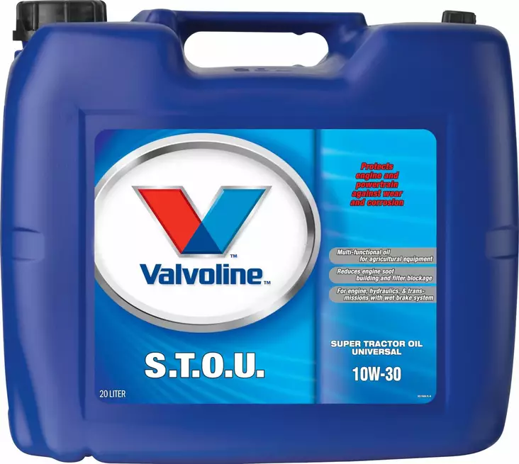 Valvoline S.T.O.U 10W-30 20L - Moottoriöljyt - 8710941170060 - 1