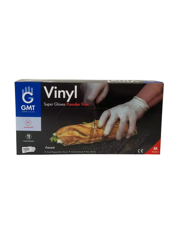 Vinyylikäsineet koko L 100kpl - Kertakäyttöhanskat - 6438159088060 - 1