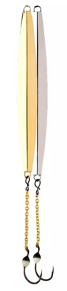 Vmc Slim-Finn pystypilkki 55mm 3g hopea-kulta - Pilkit - 043193155560 - 1