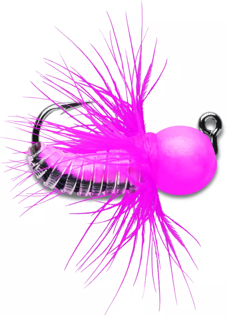 Vmc tungsten fly jig 1/16 glow pink - Pilkit - 043193124450 - 1
