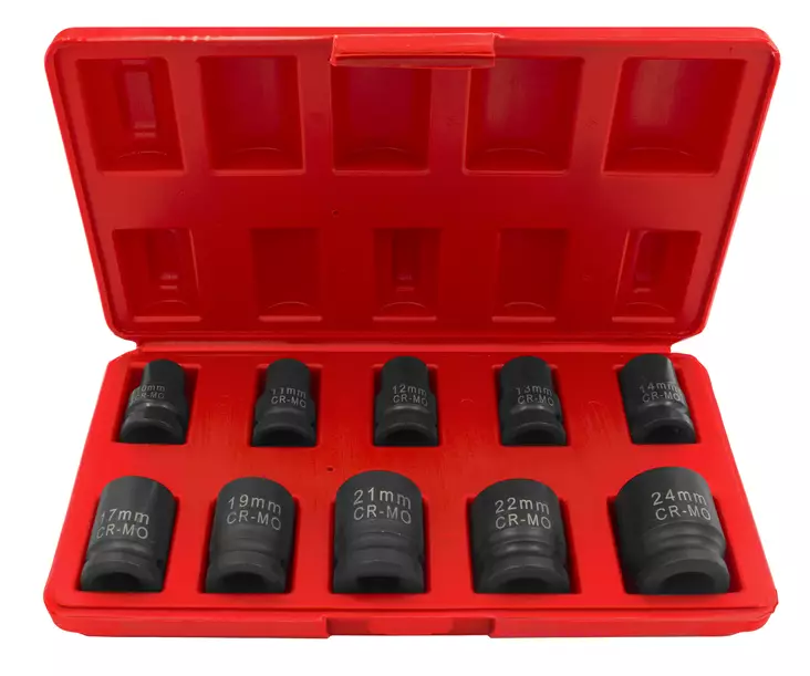 Voimahylsysarja 1/2" 10-os. - Hylsysarjat - 6420286016610 - 1