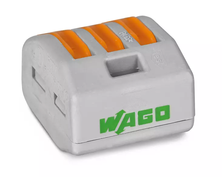 Wago 3-napainen rasialiitin vipu 5 kpl - Johtoliittimet - 4066966001570 - 1