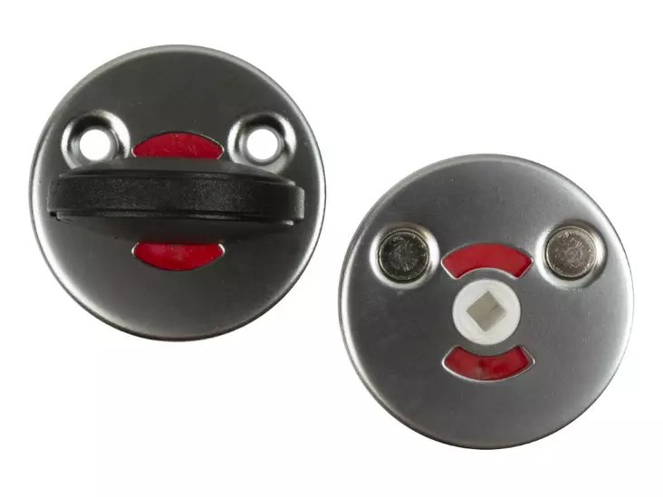 WC-vääntönuppi 112 teräs/mattakromi - Ovenkahvat ja helat - 6414675027400 - 1