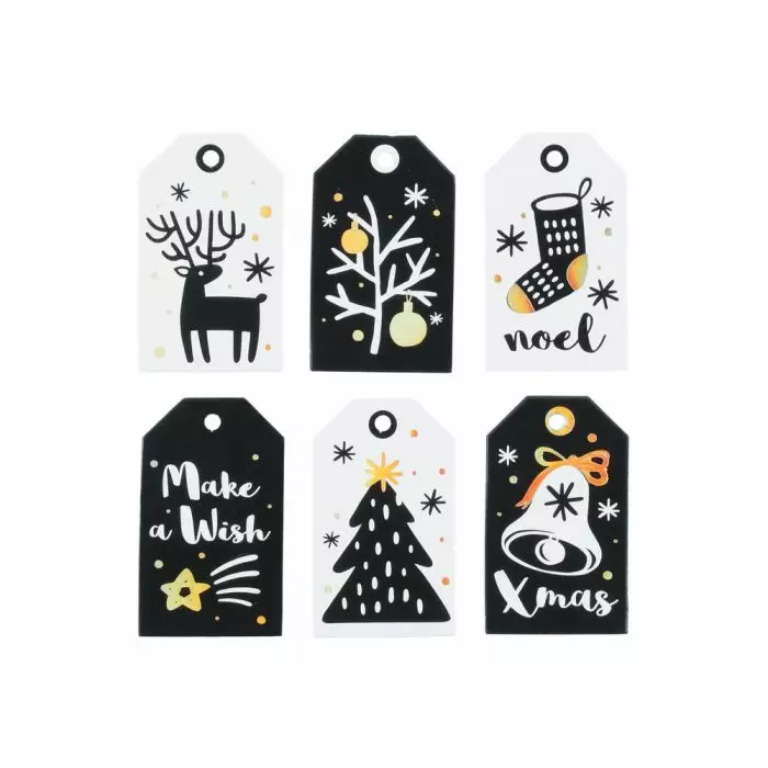 Winteria pakettikortti xmas 24kpl - Joulupaketointi ja -lahjakassit & kortit - 6410413327290 - 1