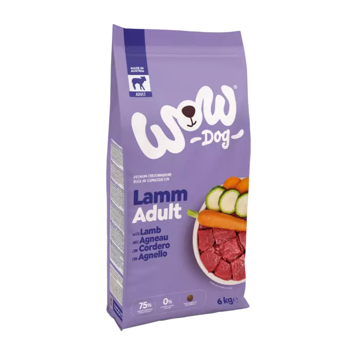 WOW Dog Adult lammasta 6kg - Koiran kuivaruoat - 9120134040640 - 1
