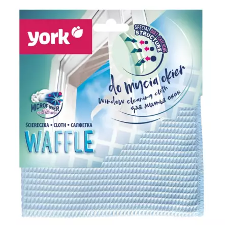 York Mikrokuitu ikkunaliina 35X35CM - Ikkunanpuhdistusvälineet - 5903355124771 - 1