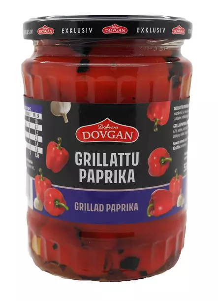 Dovgan grillattu paprika 530/295g - Elintarvikkeet - 4032549002371 - 1