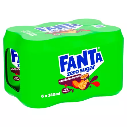 Fanta Etelän hedelmät Zero 6-pack - Virvoitusjuomat ja mixerit - 6415600581981 - 1