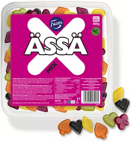 Fazer Ässä Mix 800g - Karkit - 6416453432161 - 1