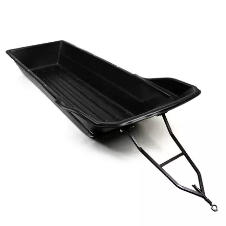Haghus 230x80x35cm ahkio lumisuojalla - Potkukelkat ja ahkiot - 6438212038711 - 2