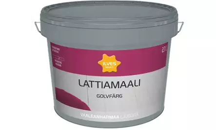 Ilves Lattiamaali Vaaleanharmaa 2,7L - Lattiamaalit - 6430026954201 - 1