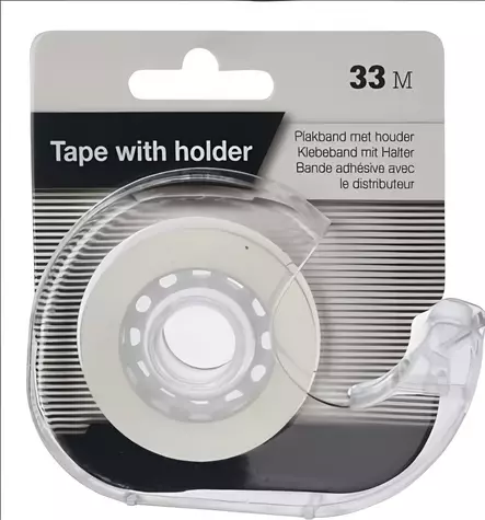 Kirkas teippirulla katkaisulaitteella - Liimat ja teipit - 8719987452161 - 1