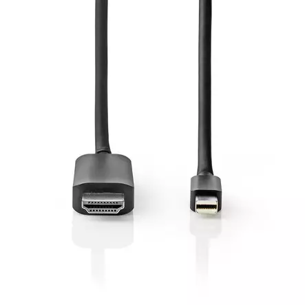 Nedis MINI DP - HDMI-kaapeli 2m - Näyttökaapelit - 5412810322251 - 2