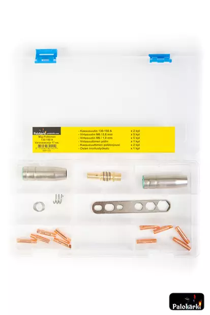 Palokärki Mig-polttimen varaosasarja 130-150A 17-os. - Hitsaustarvikkeet ja työkalut - 8712067821451 - 1