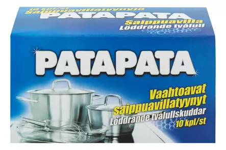PataPata saippuavillatyynyt 10kpl - Hankaussienet ja teräsvillat - 7310790043471 - 1