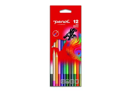 Penol duo standard colour pencil 12kpl - Puuvärikynät ja liidut - 5701113161101 - 1