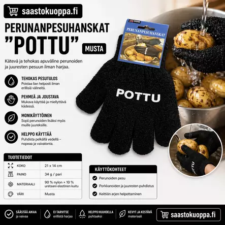 Perunanpesuhanskat - Keittiön työvälineet - 6438159083461 - 2