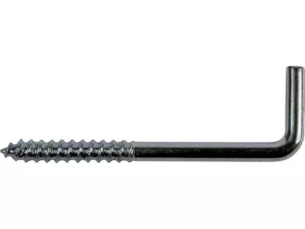 Pisla kulmakoukku 60mm 2kpl sinkitty - Koukut ja naulakot - 6414672010481 - 1