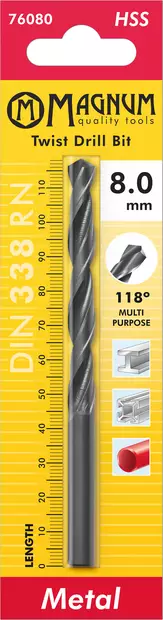 Poranterä HSS 12,0mm - Metalliporanterät - 6418868761201 - 1