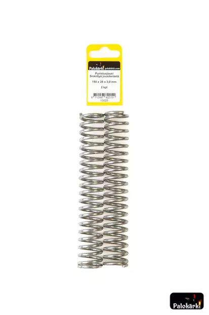Puristusjousi sinkittyä jousiterästä 150x25x3mm 2kpl - Muut kiinnitystarvikkeet ja lajitelmat - 8712067822151 - 1