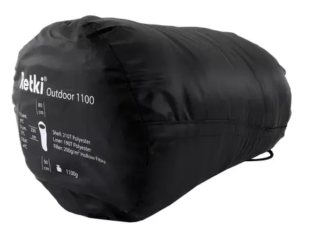 Retki makuupussi outdoor 1100 - Retkeily ja metsästys - 6418536004241 - 1