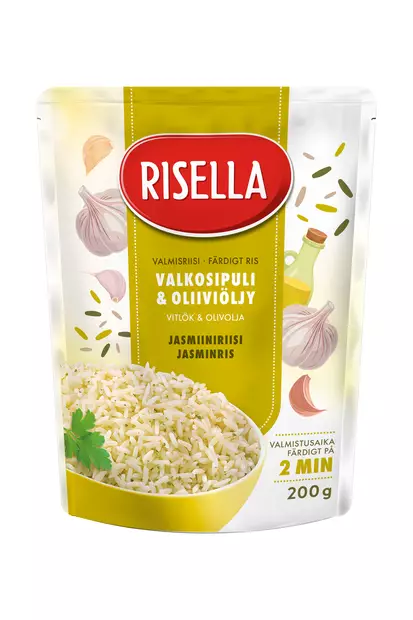 Risella valmisriisi valkosipuli&oliiviöl - Kuivaruoka-aineet, keitot ja kastikkeet - 8410184044851 - 1