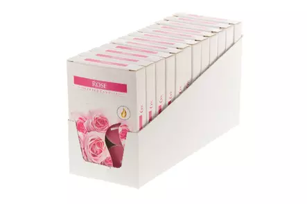 Rose tuoksulämpökynttilä 6kpl - Tuoksukynttilät - 5906927015781 - 3