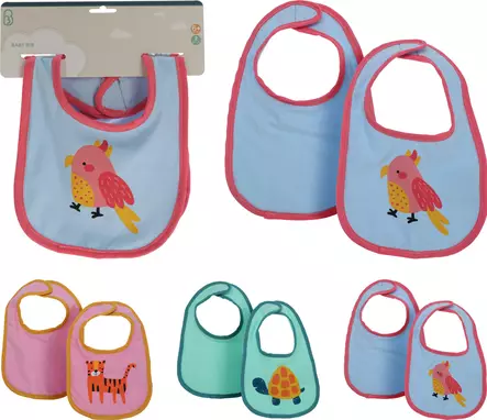 Ruokalappu 21x32cm, lajitelma - Vauvanvaatteet - 8721037375481 - 1