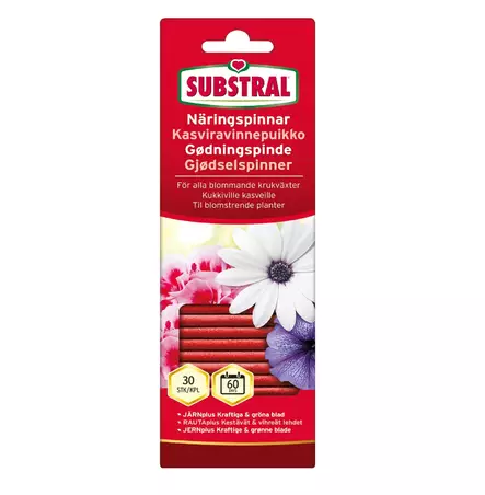 Substral kasviravinnepuikko 30kpl - Sisäkukkien ja huonekasvien ravinteet - 5707441000211 - 1