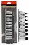 Ampro kuusiokärkihylsysarja 1/2" 8-os - Hylsysarjat - 795609332071 - 1