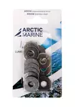 Arctic marine korialuslevy din9021 m8 aisi 316 12 kpl - Kiinnitystarvikkeet - 6430045420121 - 2